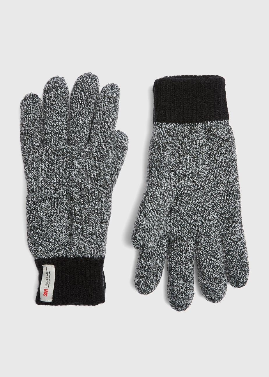 Grey Thinsulate Gloves