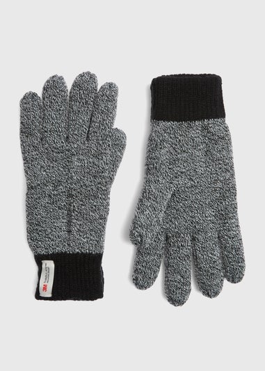 Grey Thinsulate Gloves