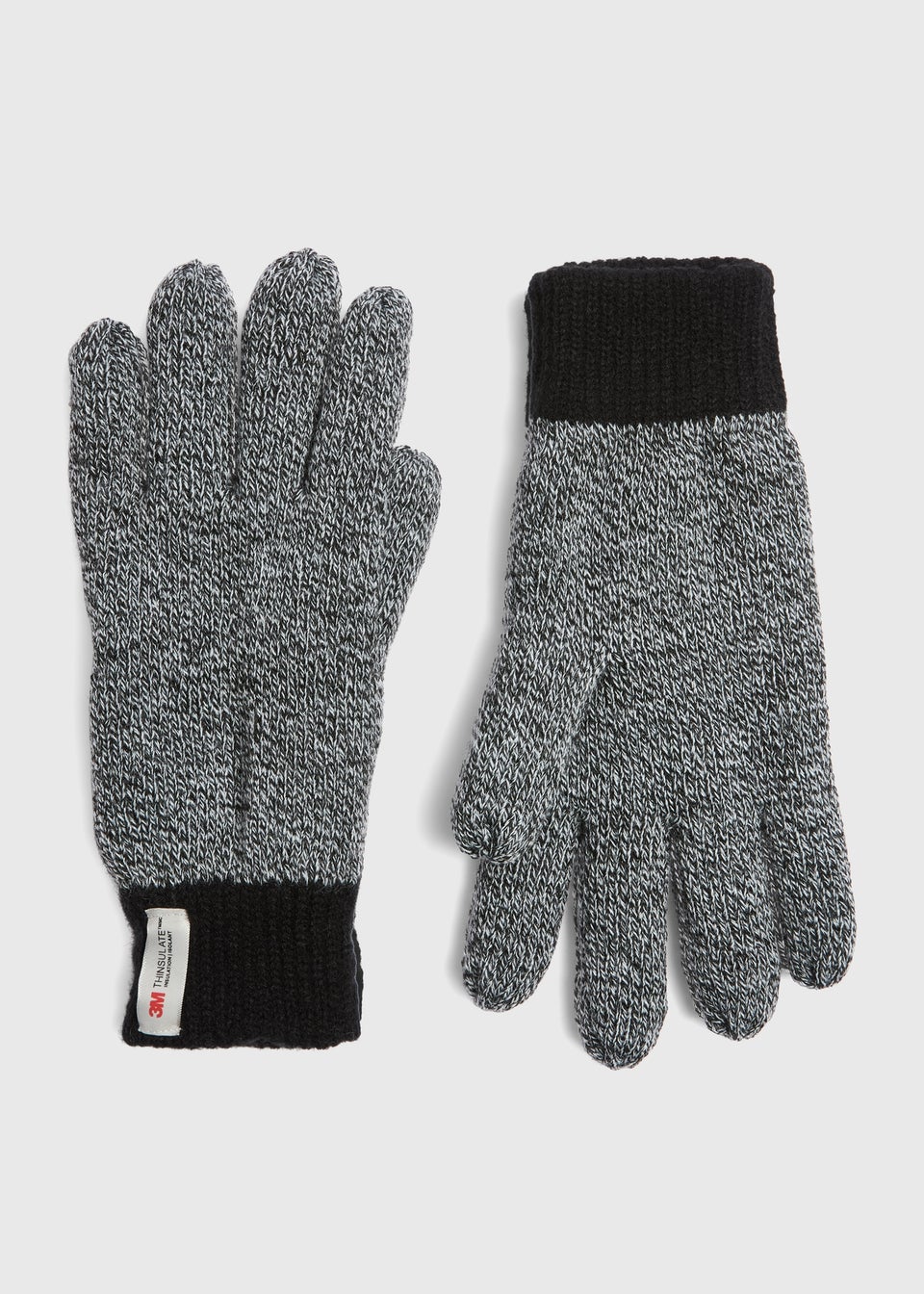 Grey Thinsulate Gloves