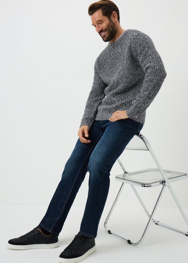 Lincoln Grey Crew Neck Jumper