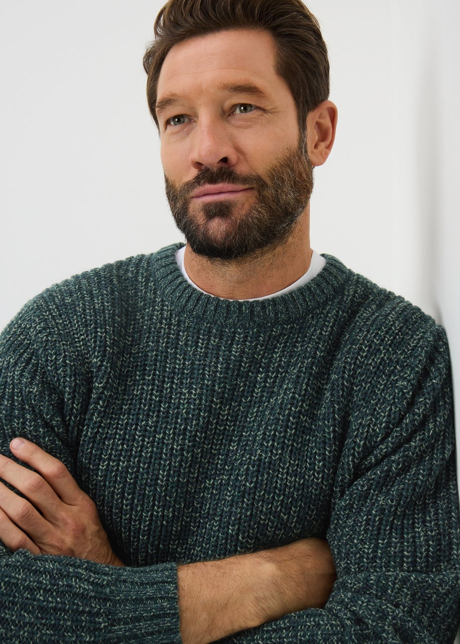 Lincoln Green Twist Knit Jumper