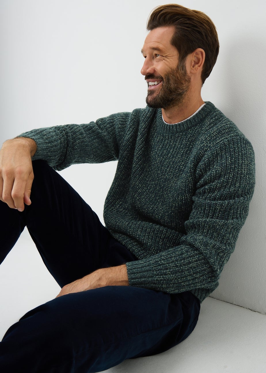 Lincoln Green Twist Knit Jumper