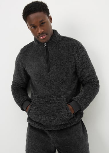 Charcoal 1/4 Zip Fleece