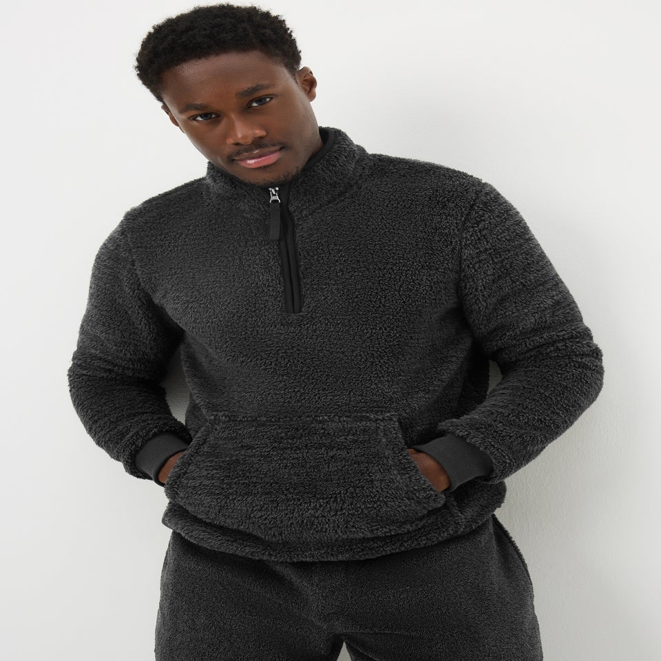 Charcoal 1/4 Zip Fleece