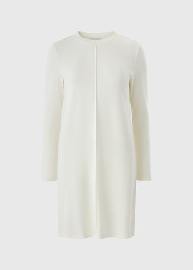 Cream Knitted Cosy Mini Dress