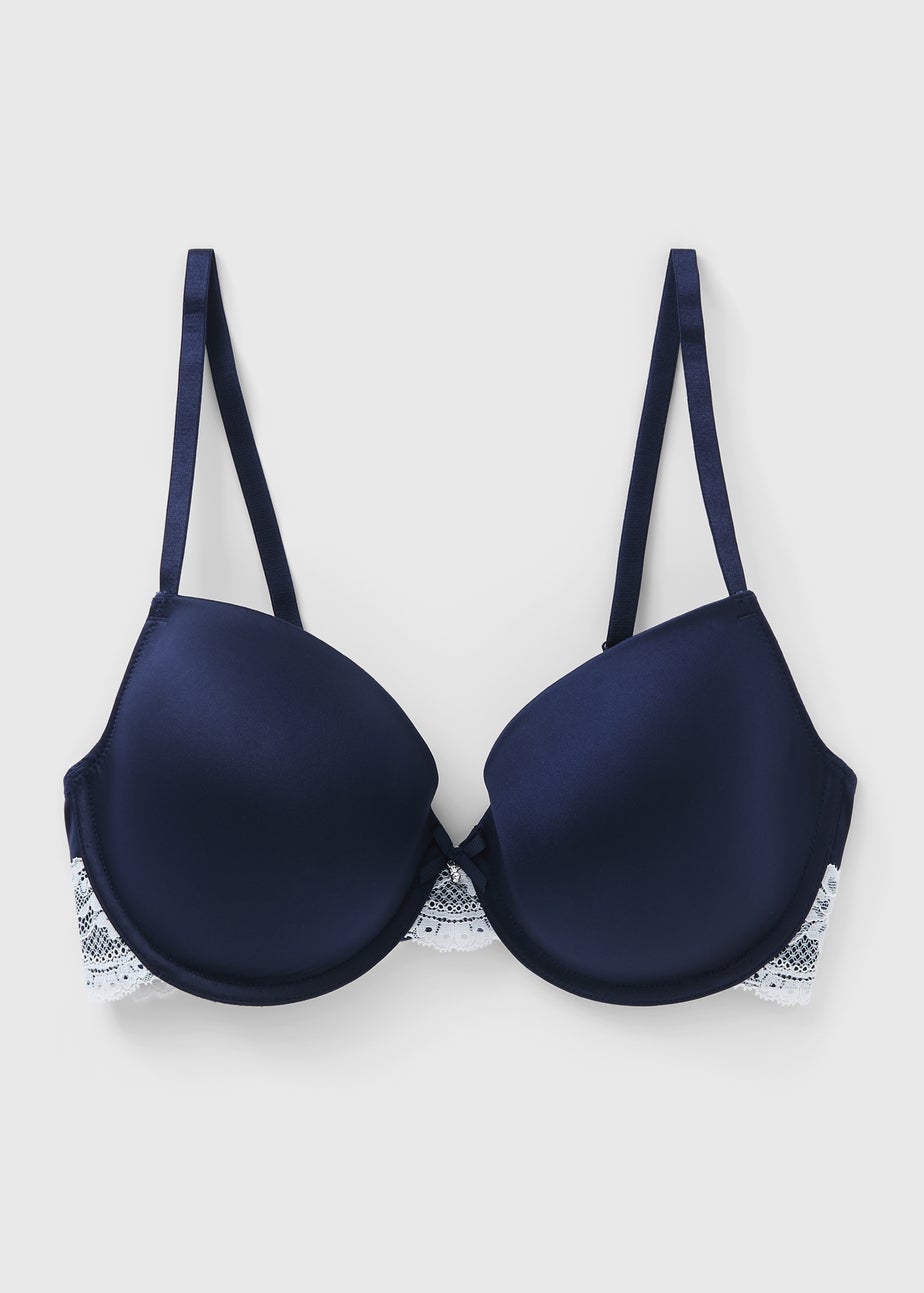Navy Winter Lace Co Ord Bra