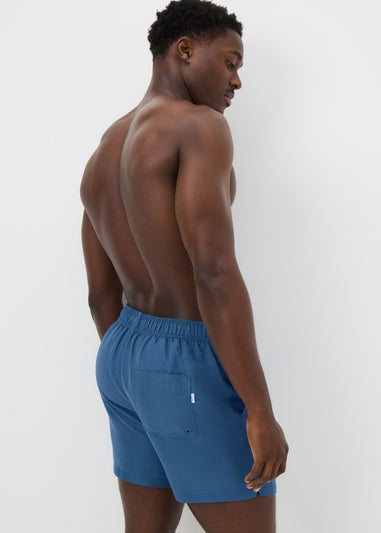 Grey Blue Essential Swim Shorts
