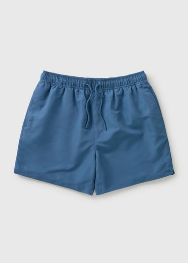 Grey Blue Essential Swim Shorts