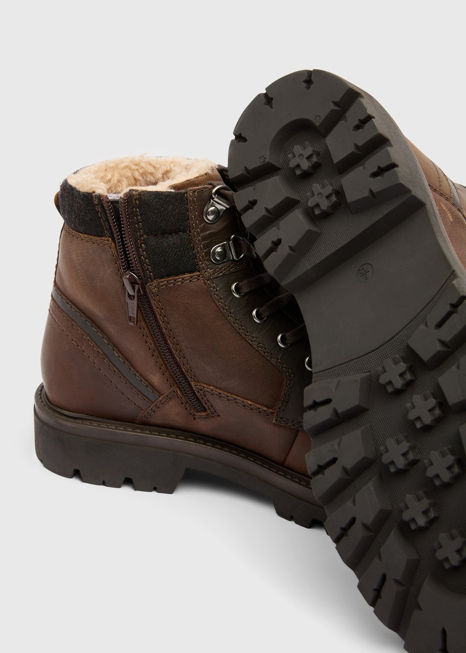 Brown Fur Lined Boots