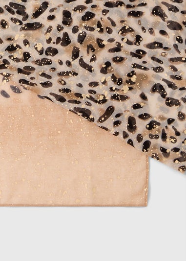 Stone Leopard Lightweight Scarf