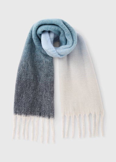 Blue Brushed Scarf