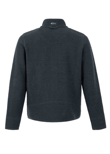 Weird Fish Navy Transom Full Zip Macaroni