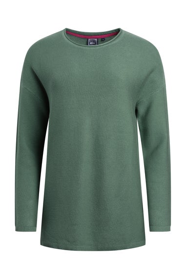 Weird Fish Jade Dalla Knitted Crew Neck Jumper