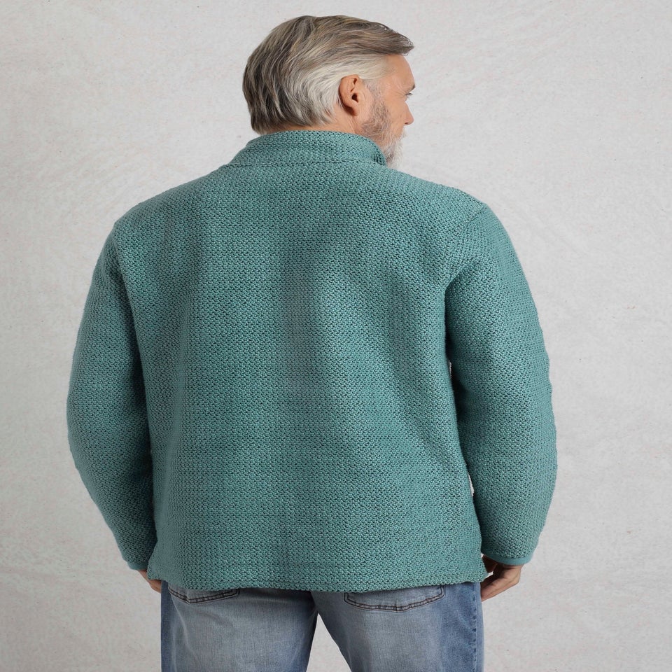 Weird Fish Blue Cruiser 1/4 Zip Macaroni