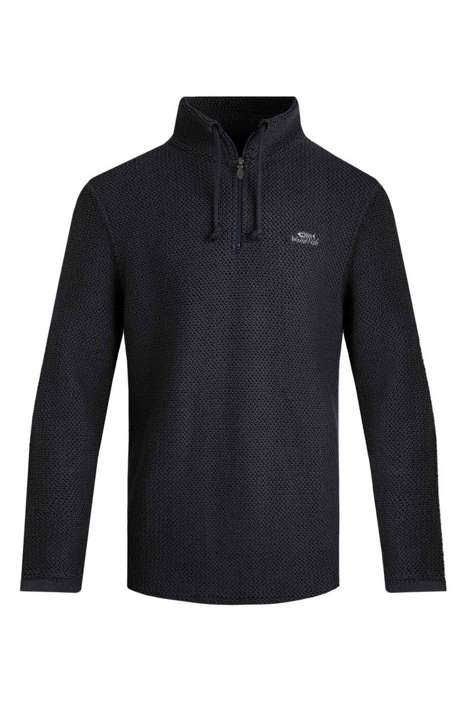 Weird Fish Navy Cruiser 1/4 Zip Macaroni