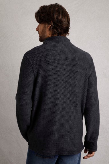 Weird Fish Navy Cruiser 1/4 Zip Macaroni