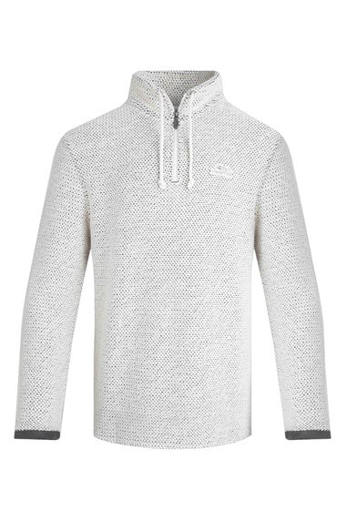Weird Fish Cream Cruiser 1/4 Zip Macaroni