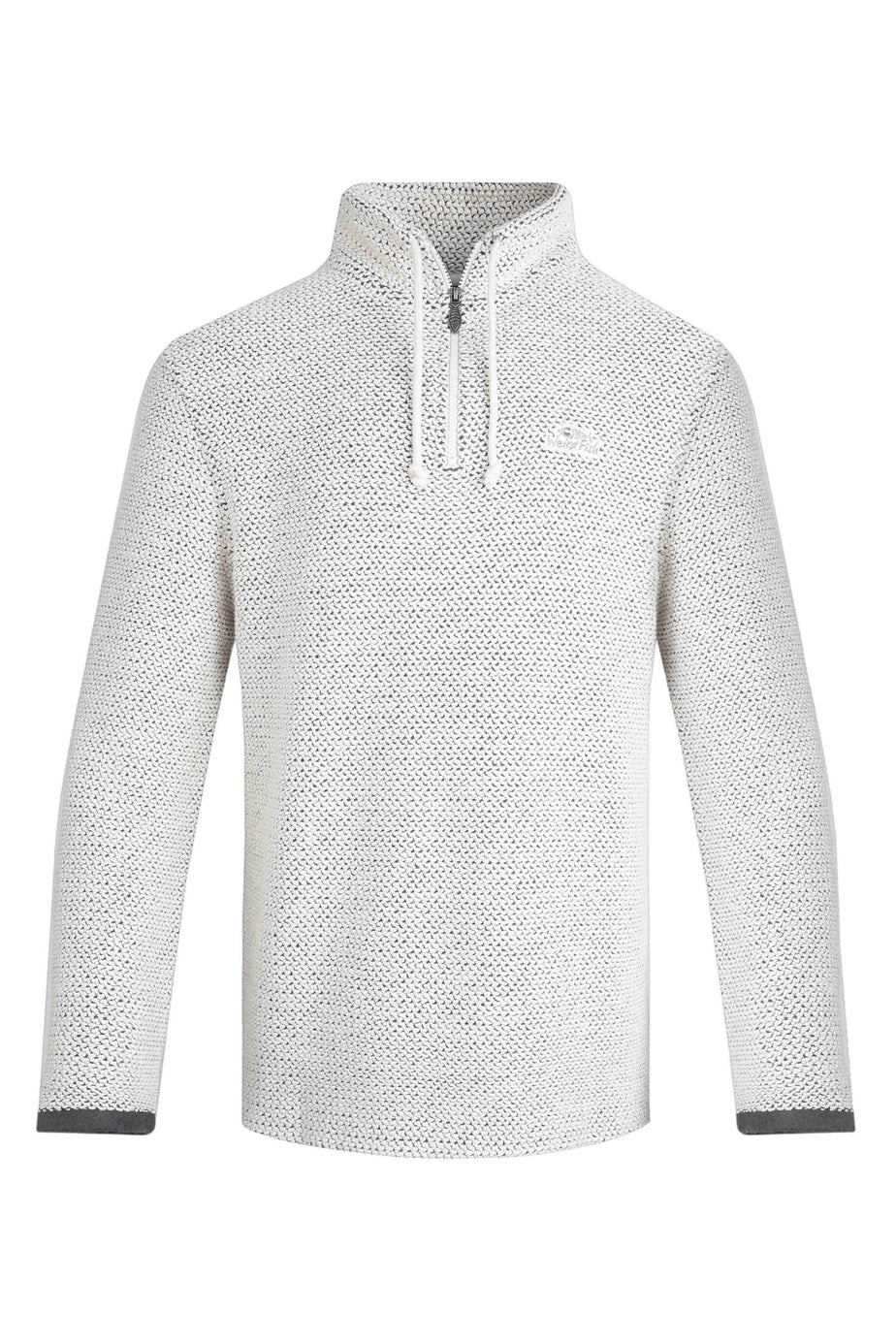 Weird Fish Cream Cruiser 1/4 Zip Macaroni