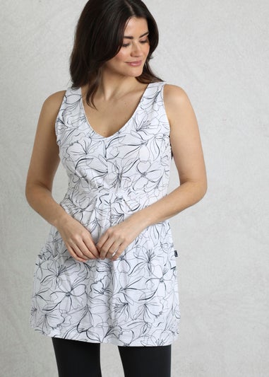 Weird Fish Cream Indus Printed Jersey Tunic