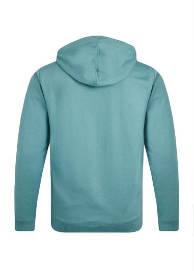 Weird Fish Blue Bryant Front Print Graphic Popover Hoodie