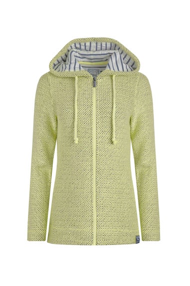 Weird Fish Green Chicoa Full Zip Macaroni Hoodie