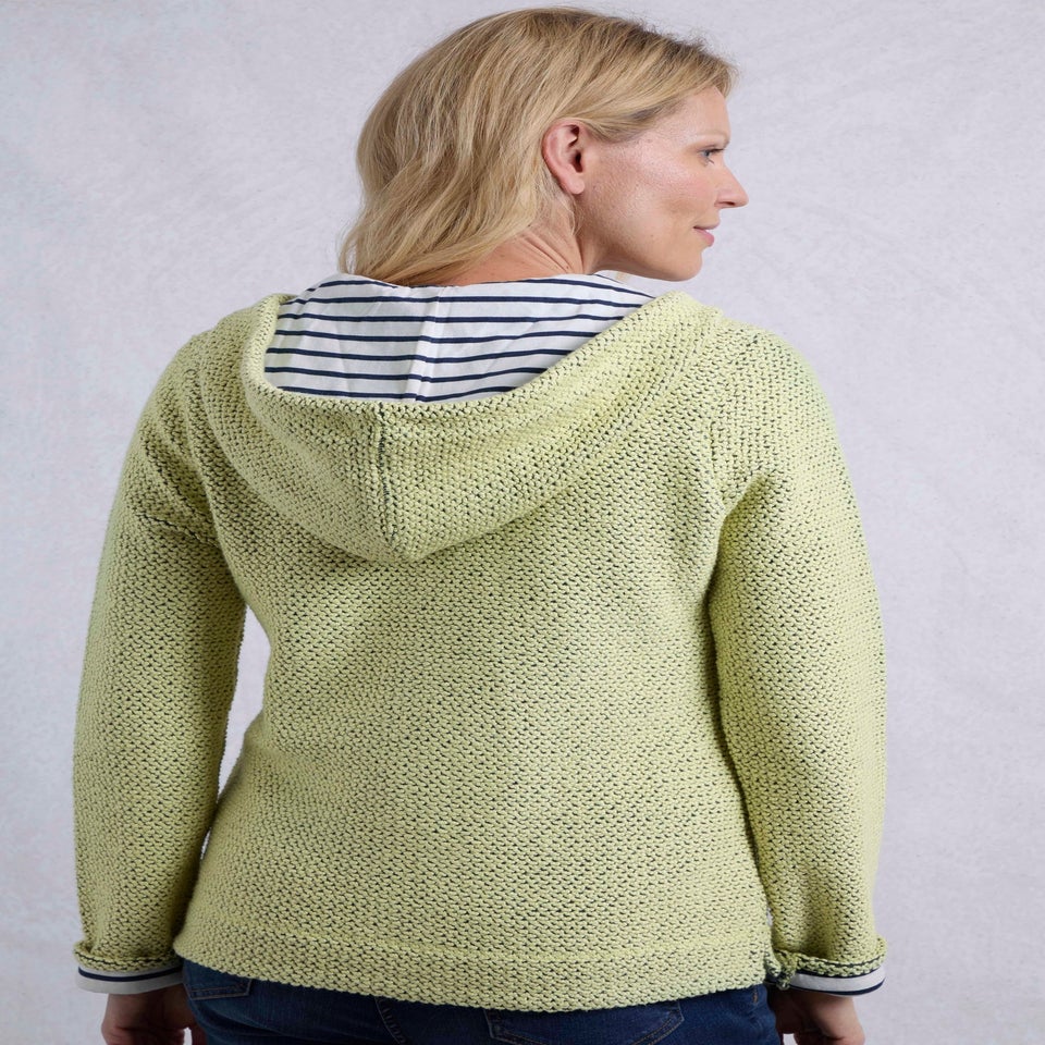 Weird Fish Green Chicoa Full Zip Macaroni Hoodie