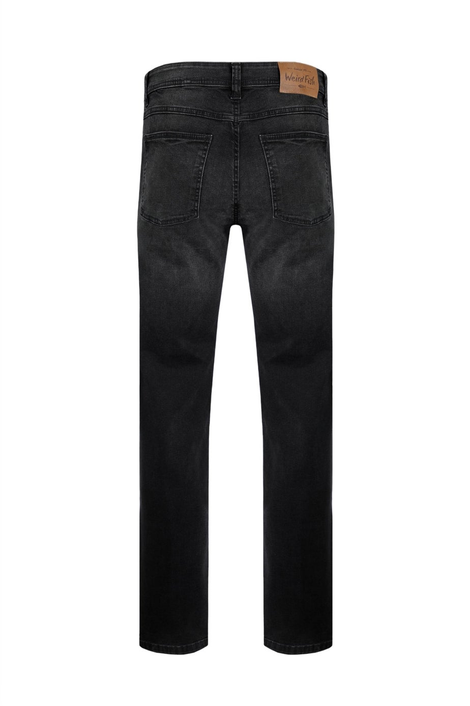 Weird Fish Black Eddie Straight Leg Denim Jeans