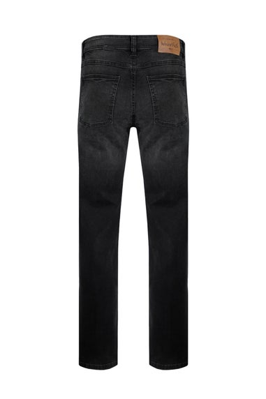 Weird Fish Black Eddie Straight Leg Denim Jeans