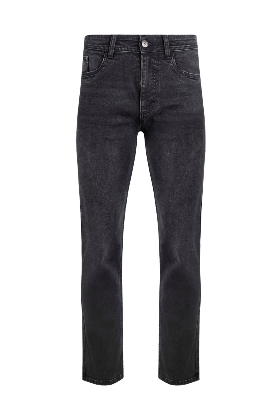 Weird Fish Black Eddie Straight Leg Denim Jeans