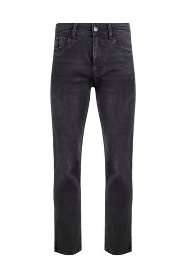 Weird Fish Black Eddie Straight Leg Denim Jeans