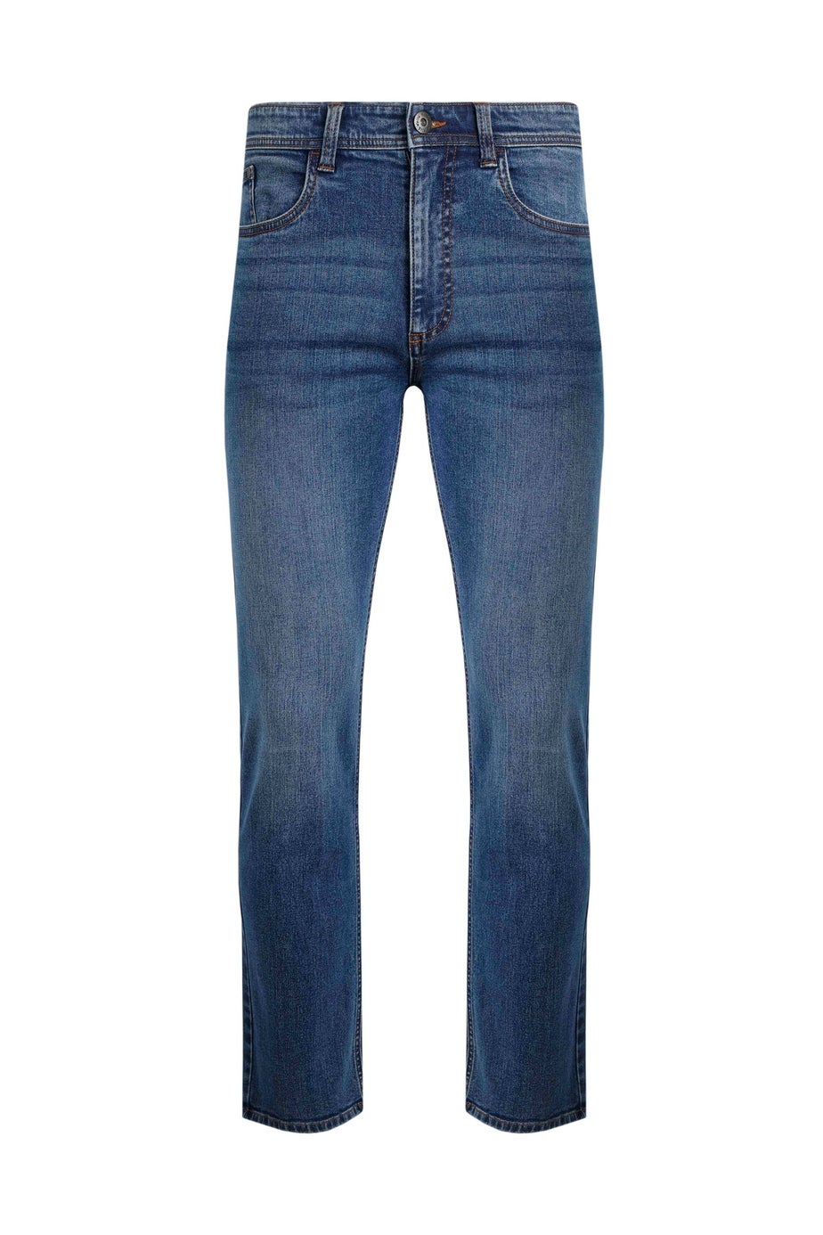 Weird Fish Denim Blue Eddie Straight Leg Denim Jeans