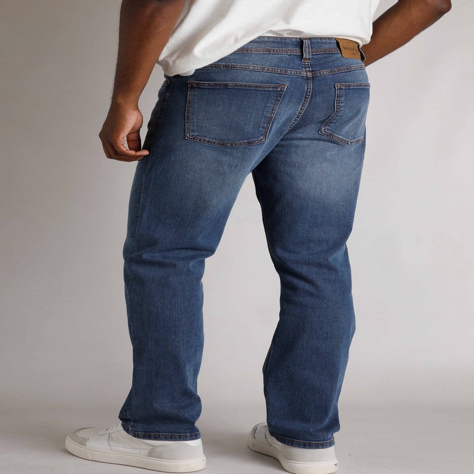 Weird Fish Indigo Eddie Straight Leg Denim Jeans
