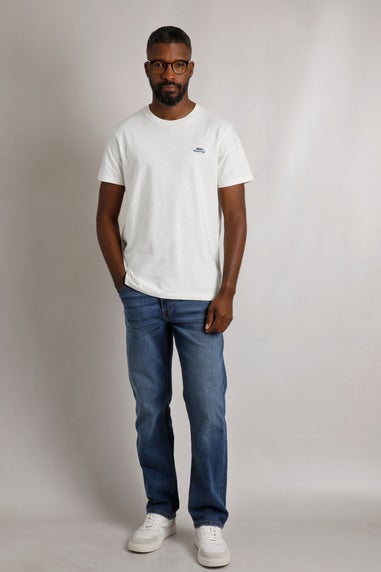 Weird Fish Indigo Eddie Straight Leg Denim Jeans