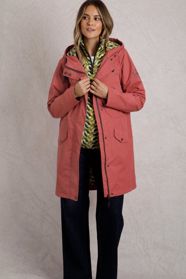 Weird Fish Pink Delara Showerproof Jacket