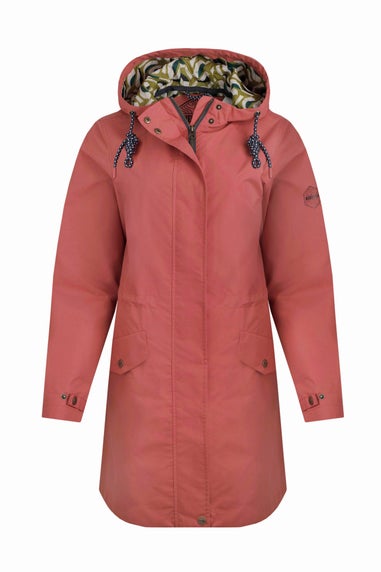 Weird Fish Pink Delara Showerproof Jacket