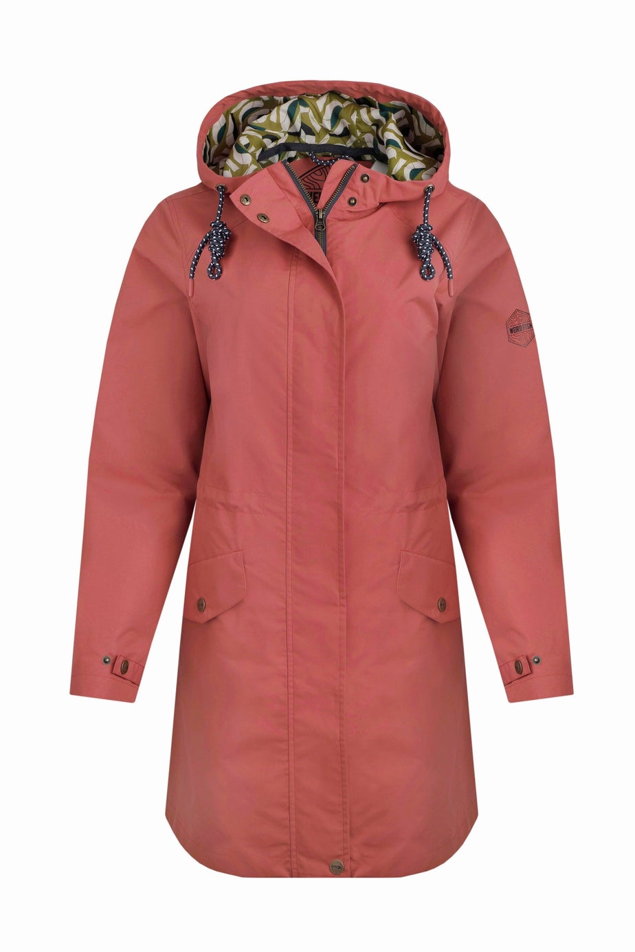 Weird Fish Pink Delara Showerproof Jacket
