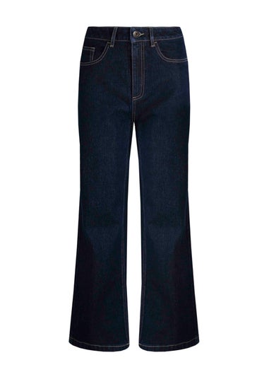 Weird Fish Denim Blue Corine Wide Leg Denim Jeans