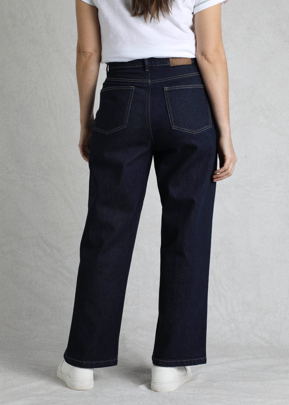Weird Fish Denim Blue Corine Wide Leg Denim Jeans
