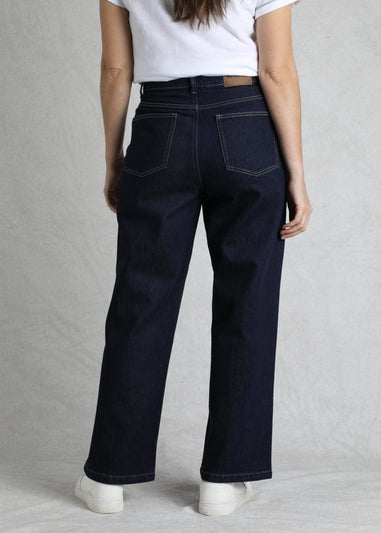 Weird Fish Denim Blue Corine Wide Leg Denim Jeans