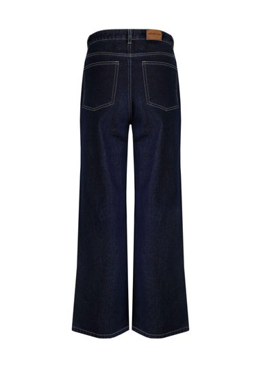 Weird Fish Denim Blue Corine Wide Leg Denim Jeans
