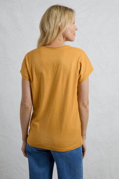 Weird Fish Amber Fern Bee Front Print Graphic T-Shirt