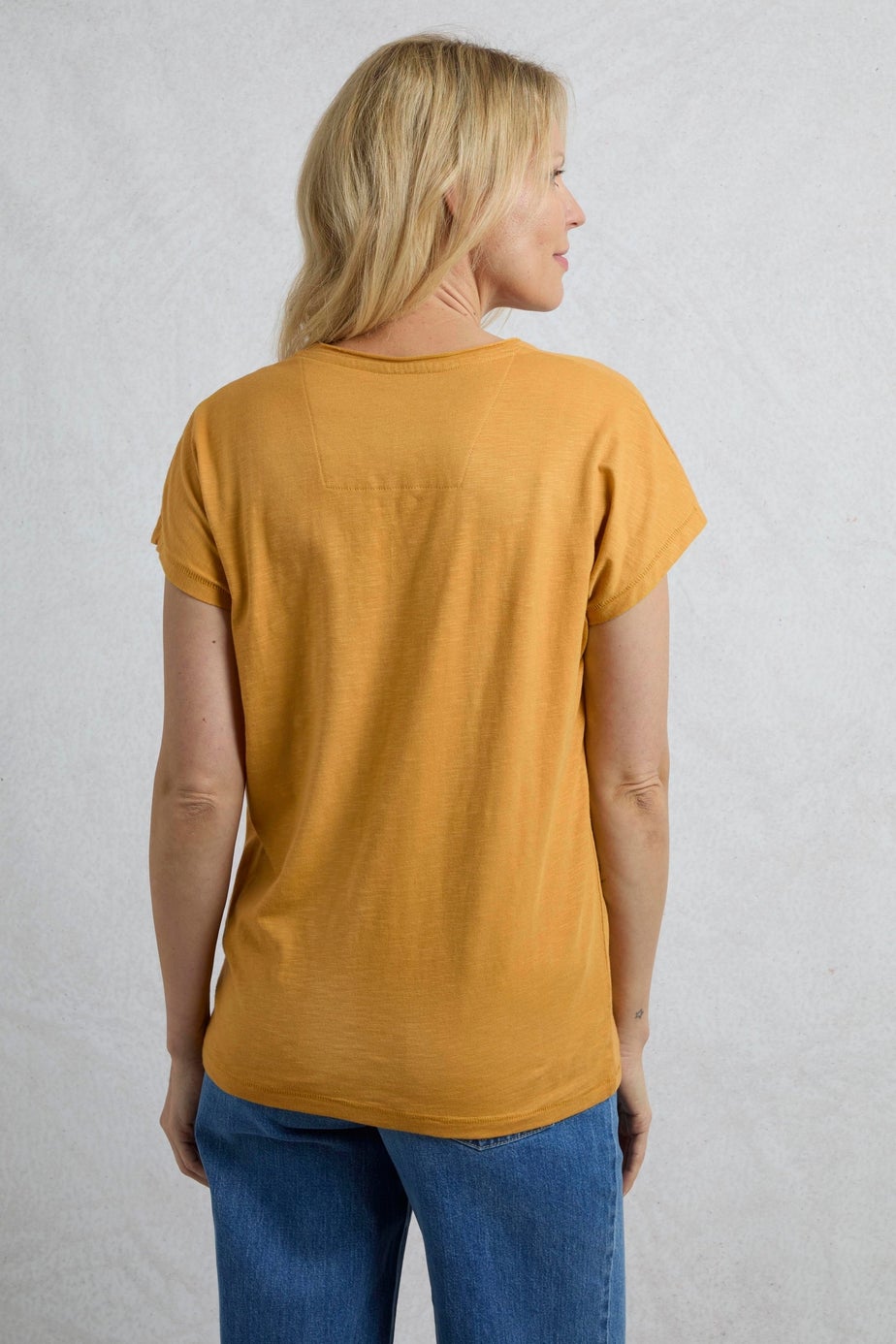 Weird Fish Amber Fern Bee Front Print Graphic T-Shirt