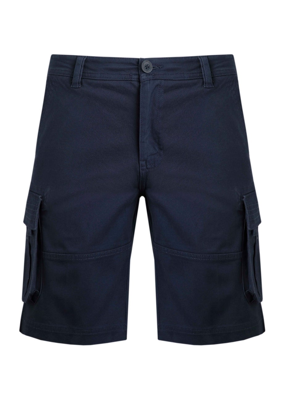 Weird Fish Navy Rigney Cargo Shorts