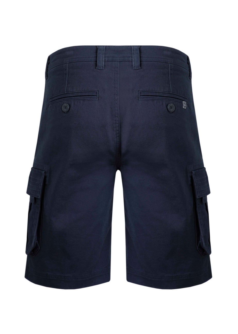 Weird Fish Navy Rigney Cargo Shorts