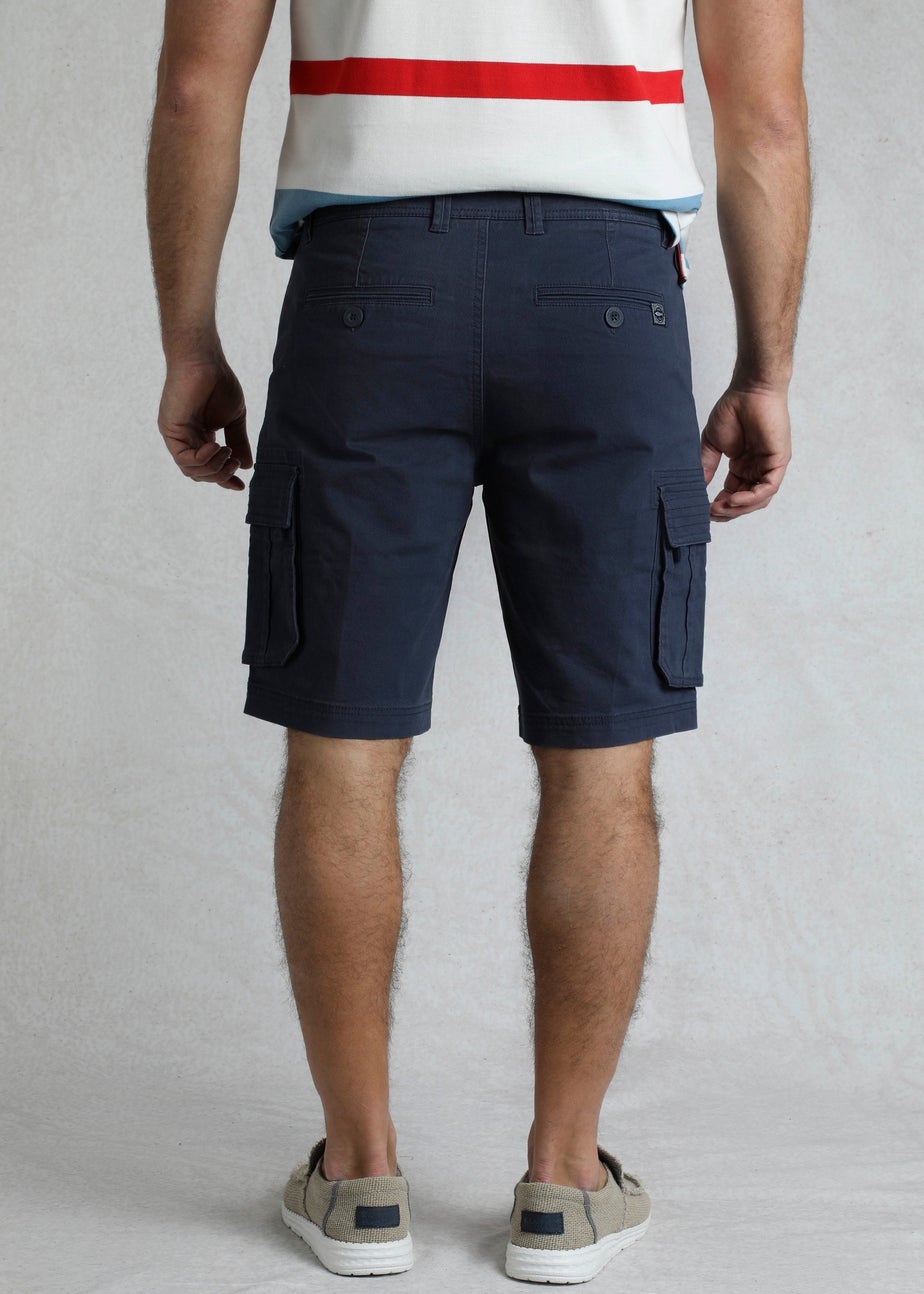 Weird Fish Navy Rigney Cargo Shorts