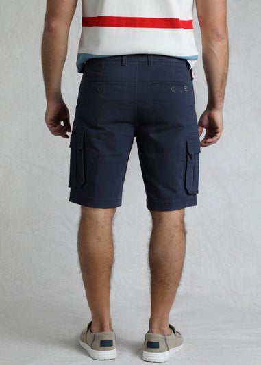 Weird Fish Navy Rigney Cargo Shorts