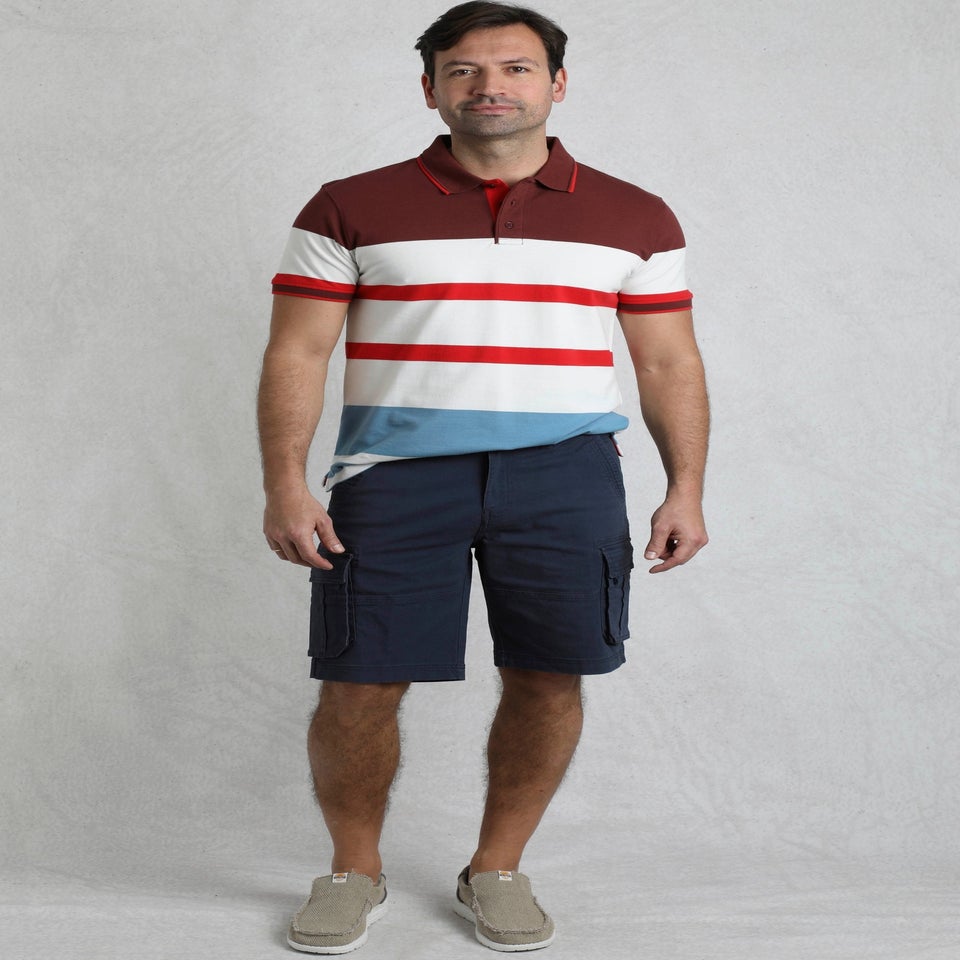 Weird Fish Navy Rigney Cargo Shorts