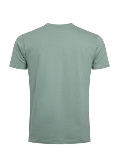 Weird Fish Green Tidal Branded Pocket T-Shirt