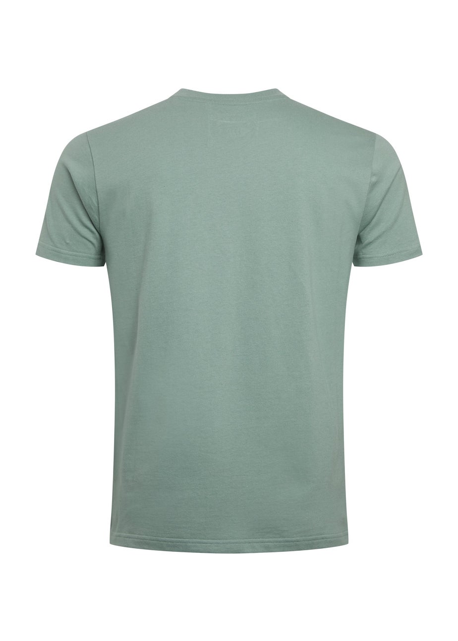 Weird Fish Green Tidal Branded Pocket T-Shirt