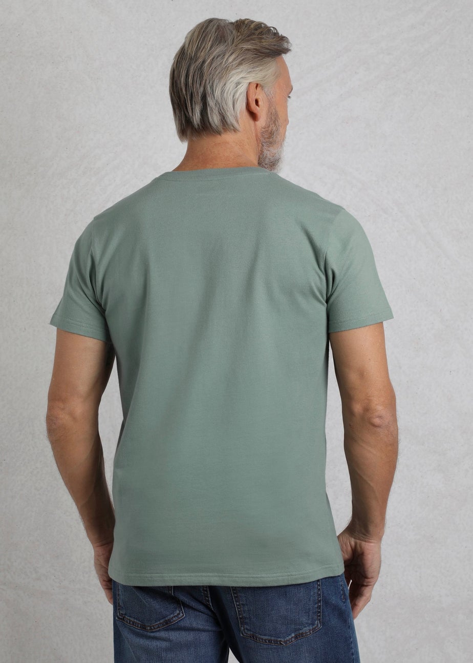Weird Fish Green Tidal Branded Pocket T-Shirt